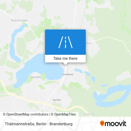 Карта Thälmannstraße