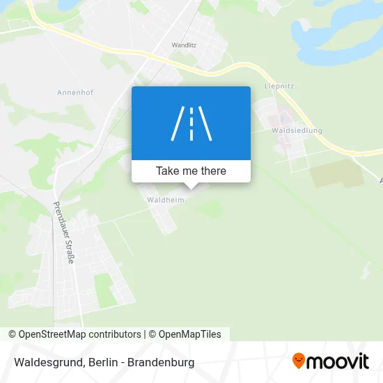 Waldesgrund map