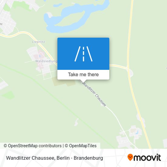 Wandlitzer Chaussee map