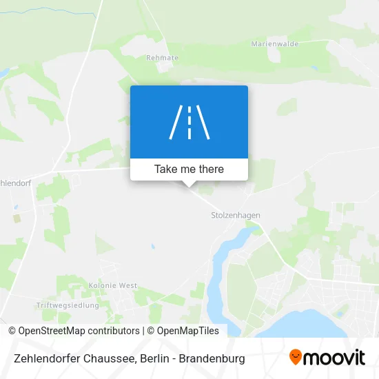 Карта Zehlendorfer Chaussee