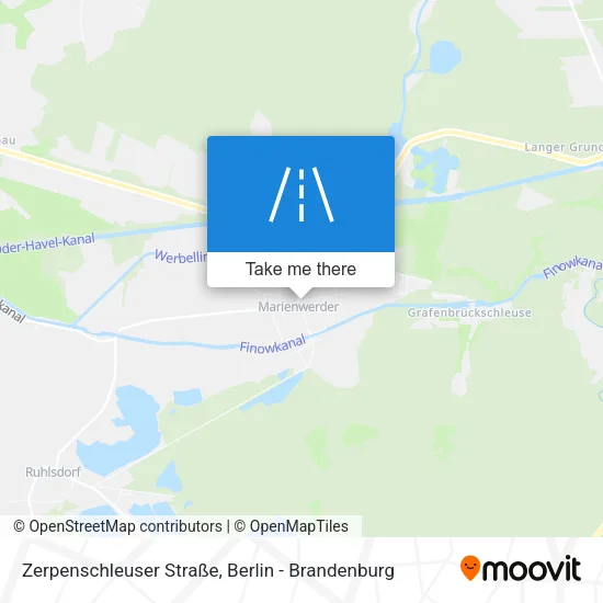 Карта Zerpenschleuser Straße