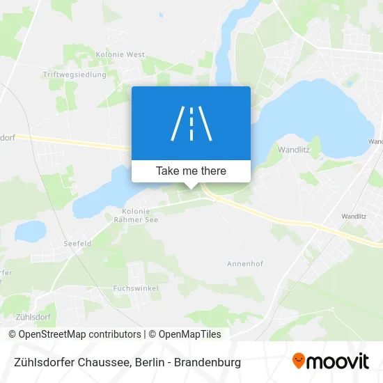 Zühlsdorfer Chaussee map