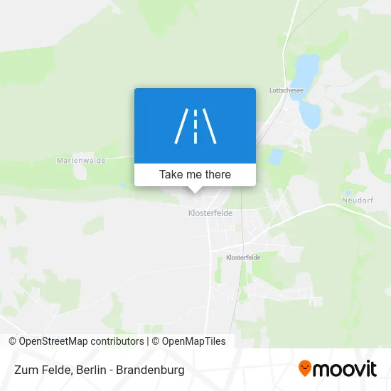 Zum Felde map