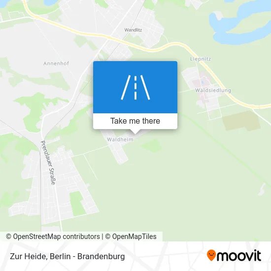 Zur Heide map
