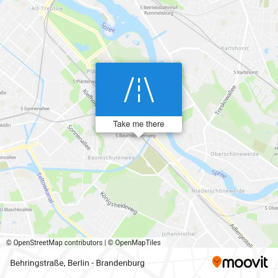 Карта Behringstraße