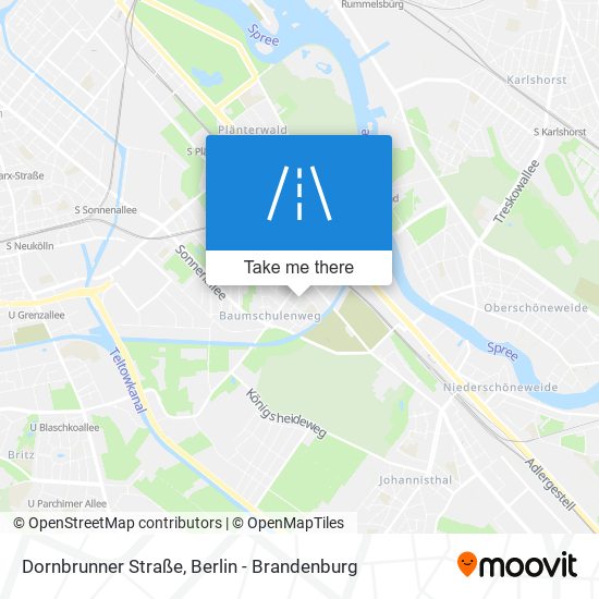 Dornbrunner Straße map
