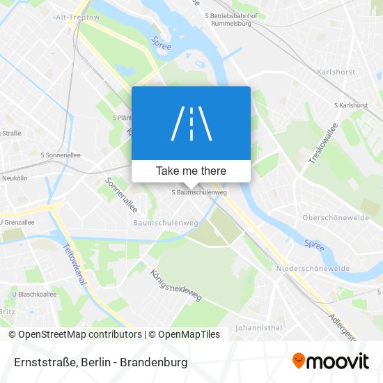 Ernststraße map