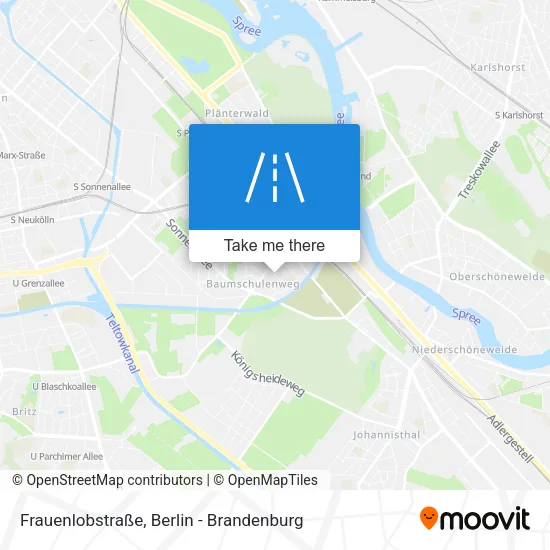 Карта Frauenlobstraße