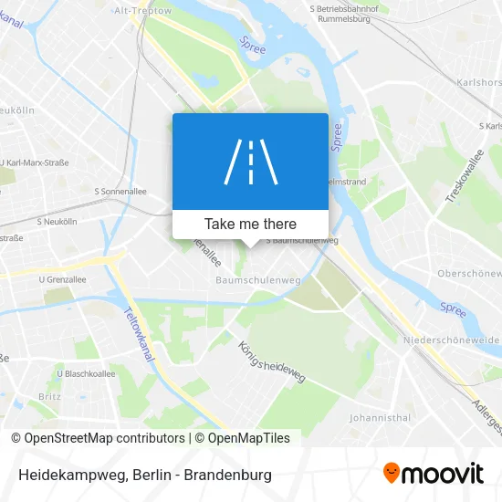 Карта Heidekampweg