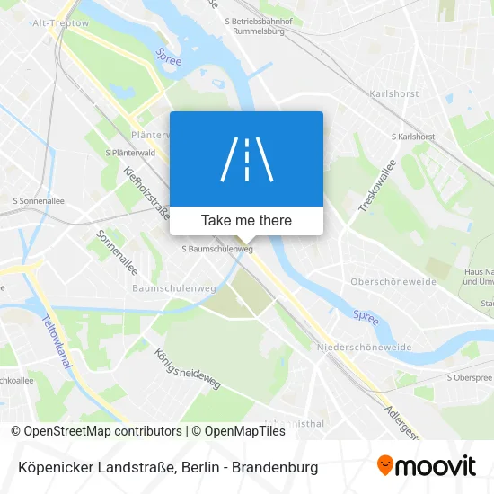 Карта Köpenicker Landstraße