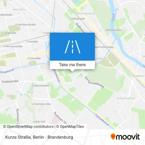 Карта Kurze Straße