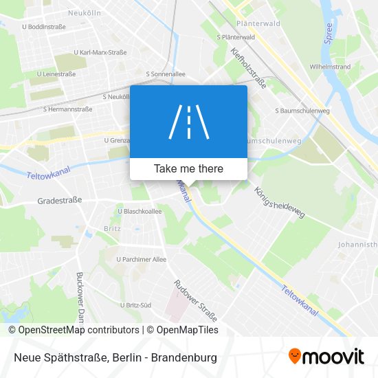 Neue Späthstraße map