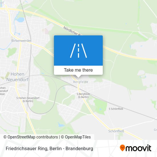Friedrichsauer Ring map