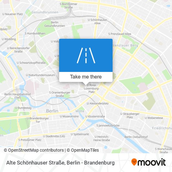 Alte Schönhauser Straße map