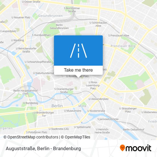 Auguststraße map