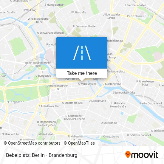 Bebelplatz map