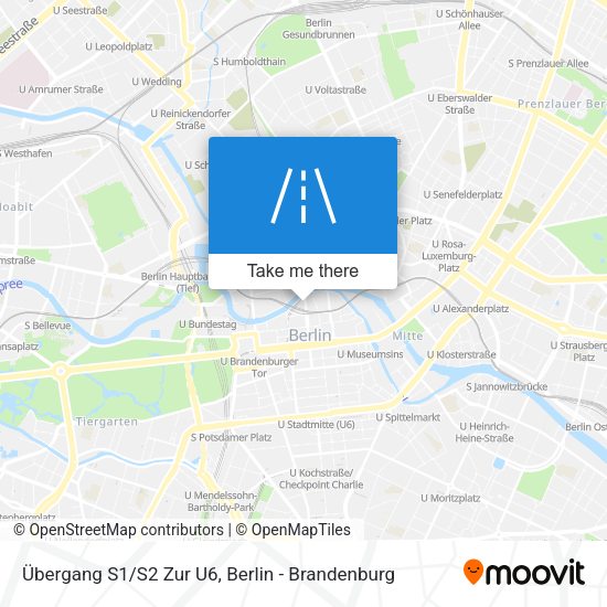 Übergang S1/S2 Zur U6 map