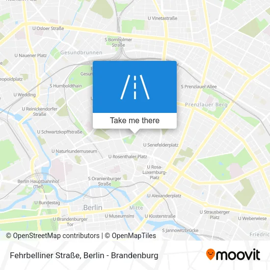 Fehrbelliner Straße map