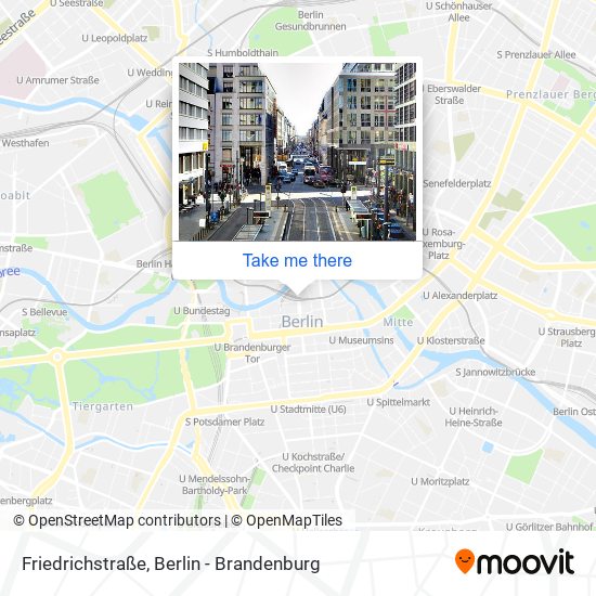 Friedrichstraße map
