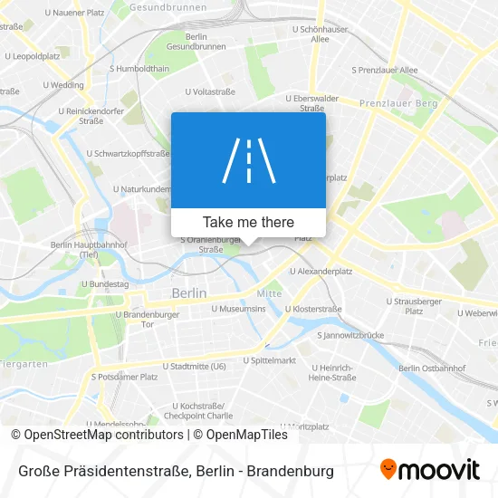 Карта Große Präsidentenstraße