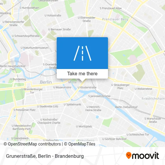 Grunerstraße map