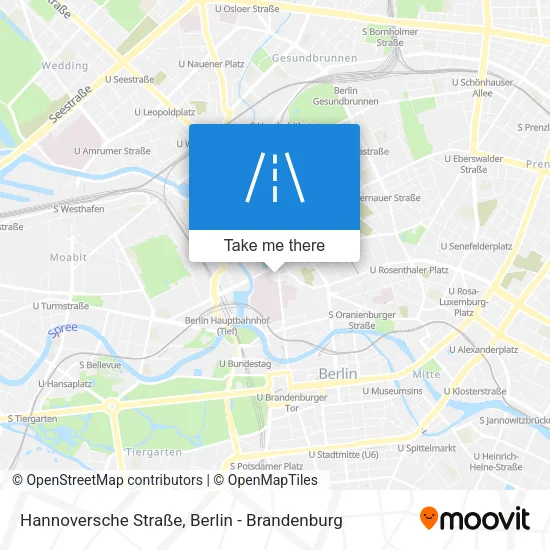 Карта Hannoversche Straße