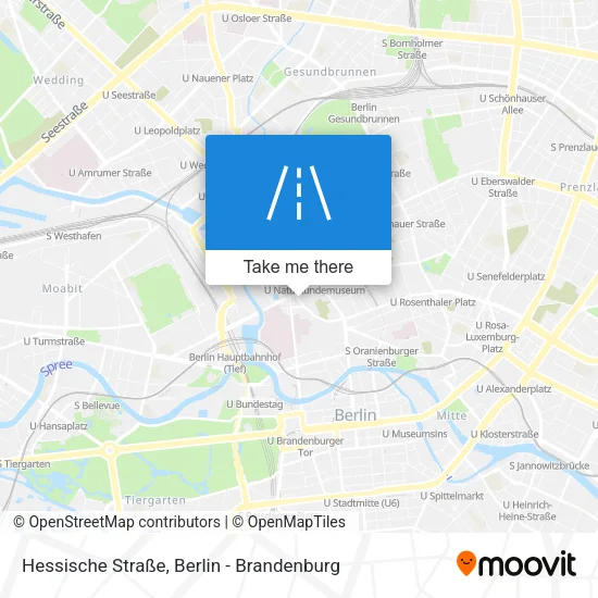 Карта Hessische Straße