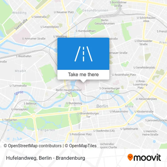 Карта Hufelandweg
