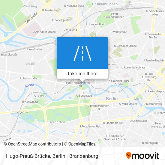 Карта Hugo-Preuß-Brücke