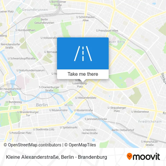 Карта Kleine Alexanderstraße