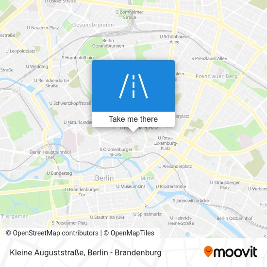 Карта Kleine Auguststraße