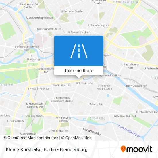 Карта Kleine Kurstraße