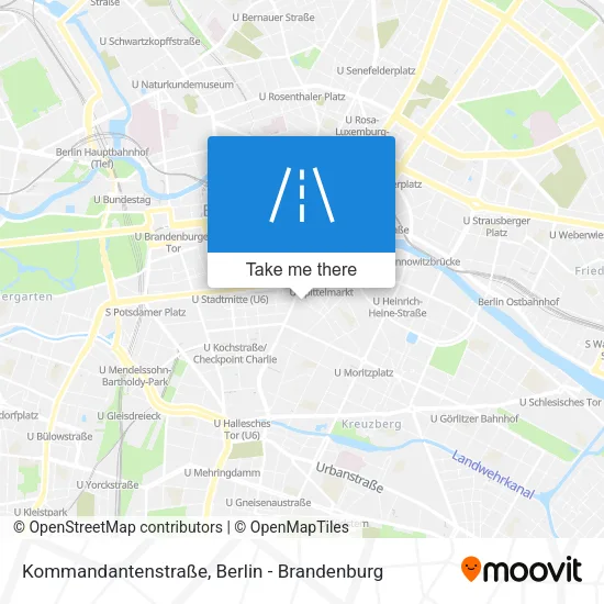 Карта Kommandantenstraße