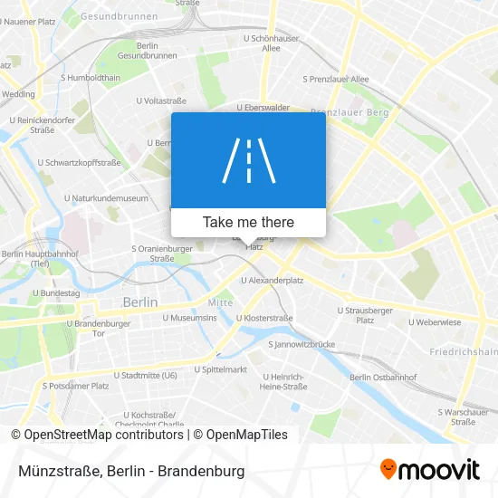Münzstraße map
