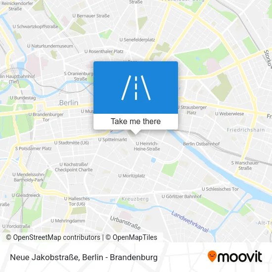 Карта Neue Jakobstraße