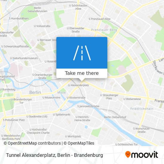 Карта Tunnel Alexanderplatz