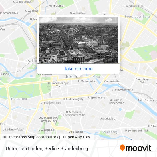 Unter Den Linden map