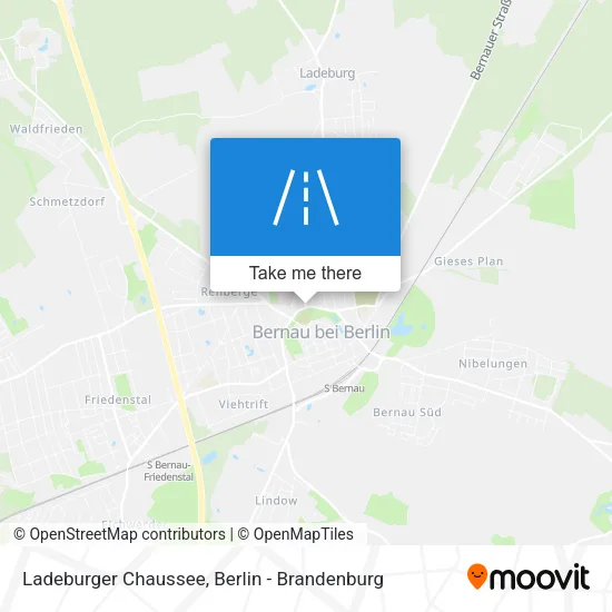 Карта Ladeburger Chaussee