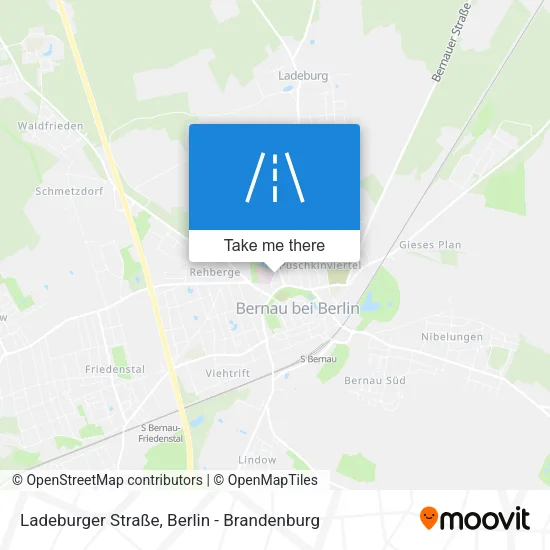 Карта Ladeburger Straße