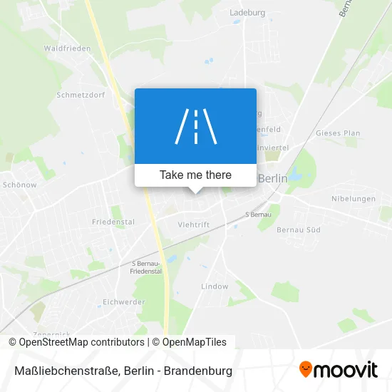 Карта Maßliebchenstraße
