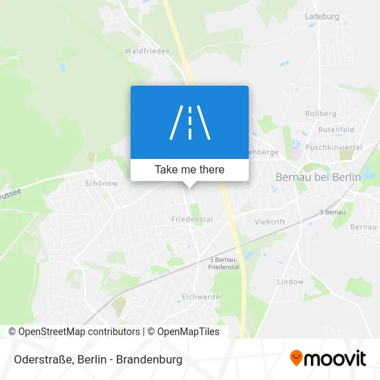 Карта Oderstraße