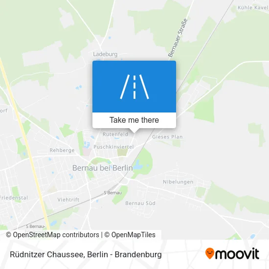 Карта Rüdnitzer Chaussee