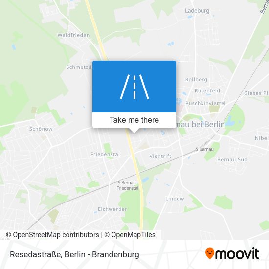 Resedastraße map