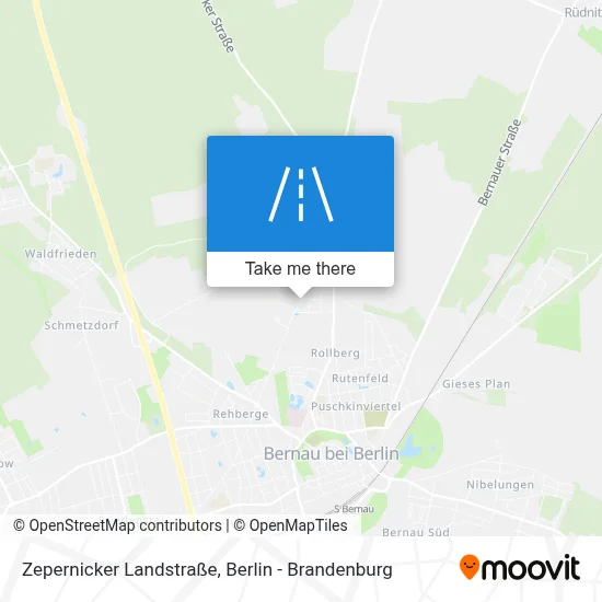 Zepernicker Landstraße map