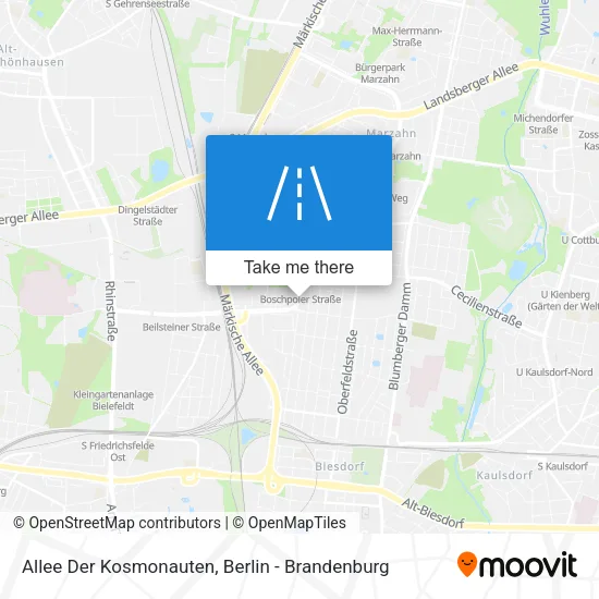 Allee Der Kosmonauten map