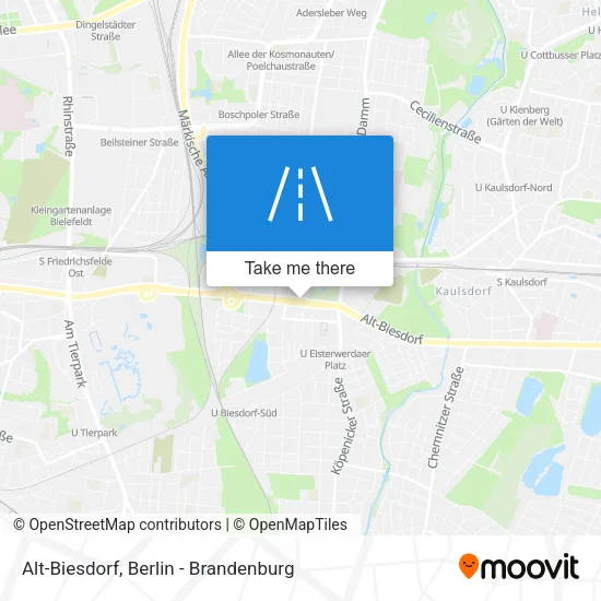 Карта Alt-Biesdorf