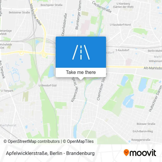 Карта Apfelwicklerstraße