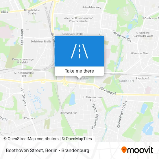 Beethovenstraße map