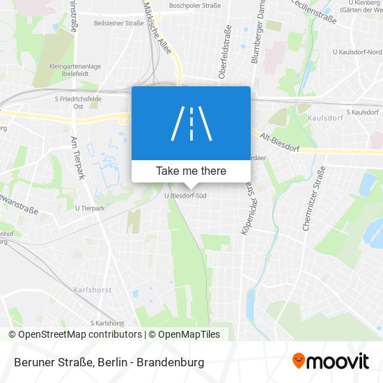 Beruner Straße map