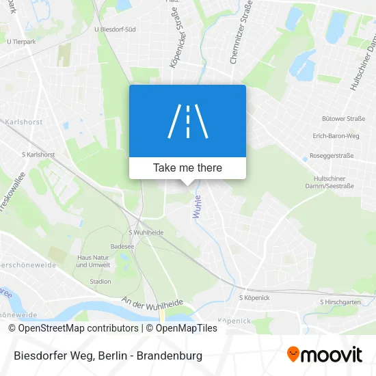 Карта Biesdorfer Weg